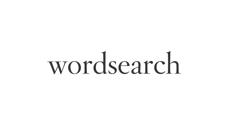 Wordsearch Singapore